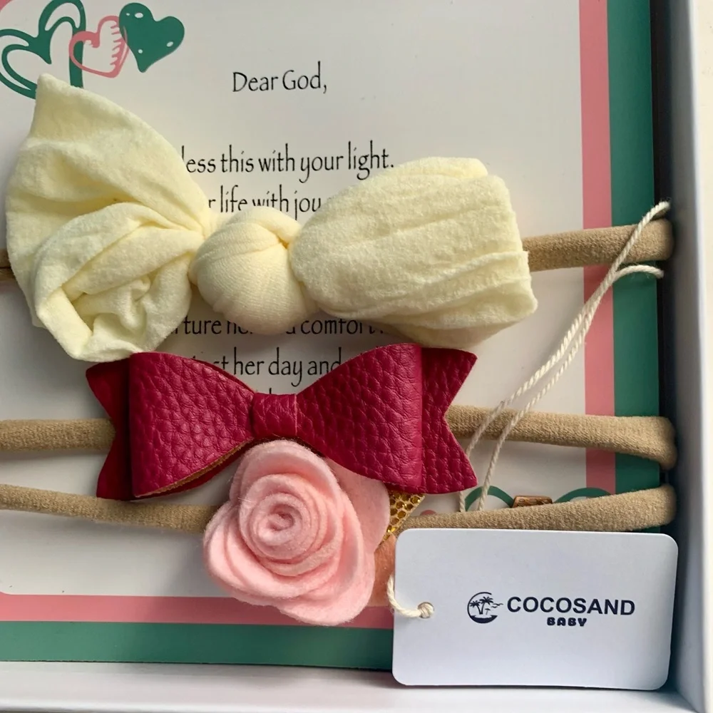 Cocosand Baby Girl Headbands New In Gift Box With Tag